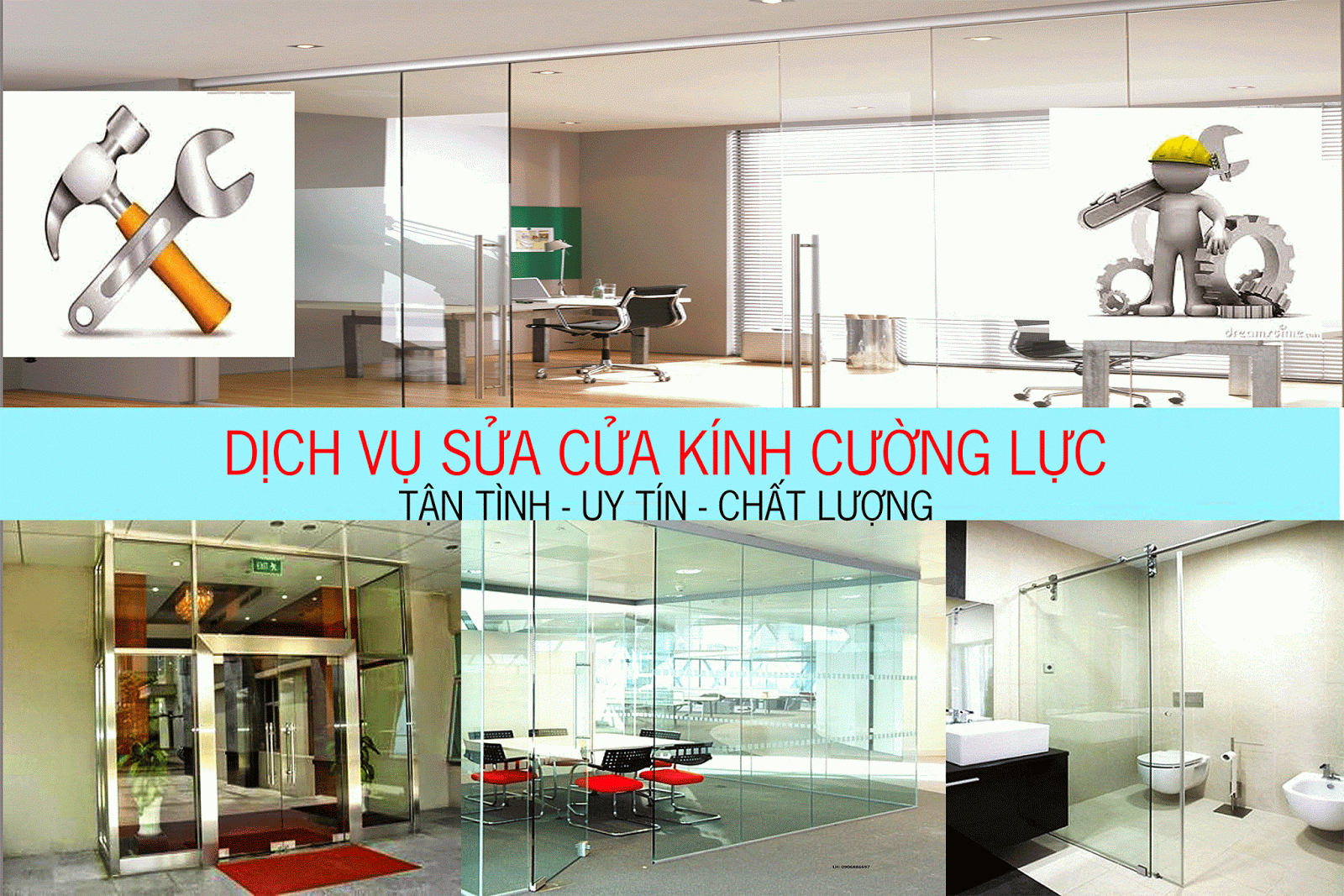 Hướng dẫn cách chỉnh cửa kính cường lực bị kêu hiệu quả