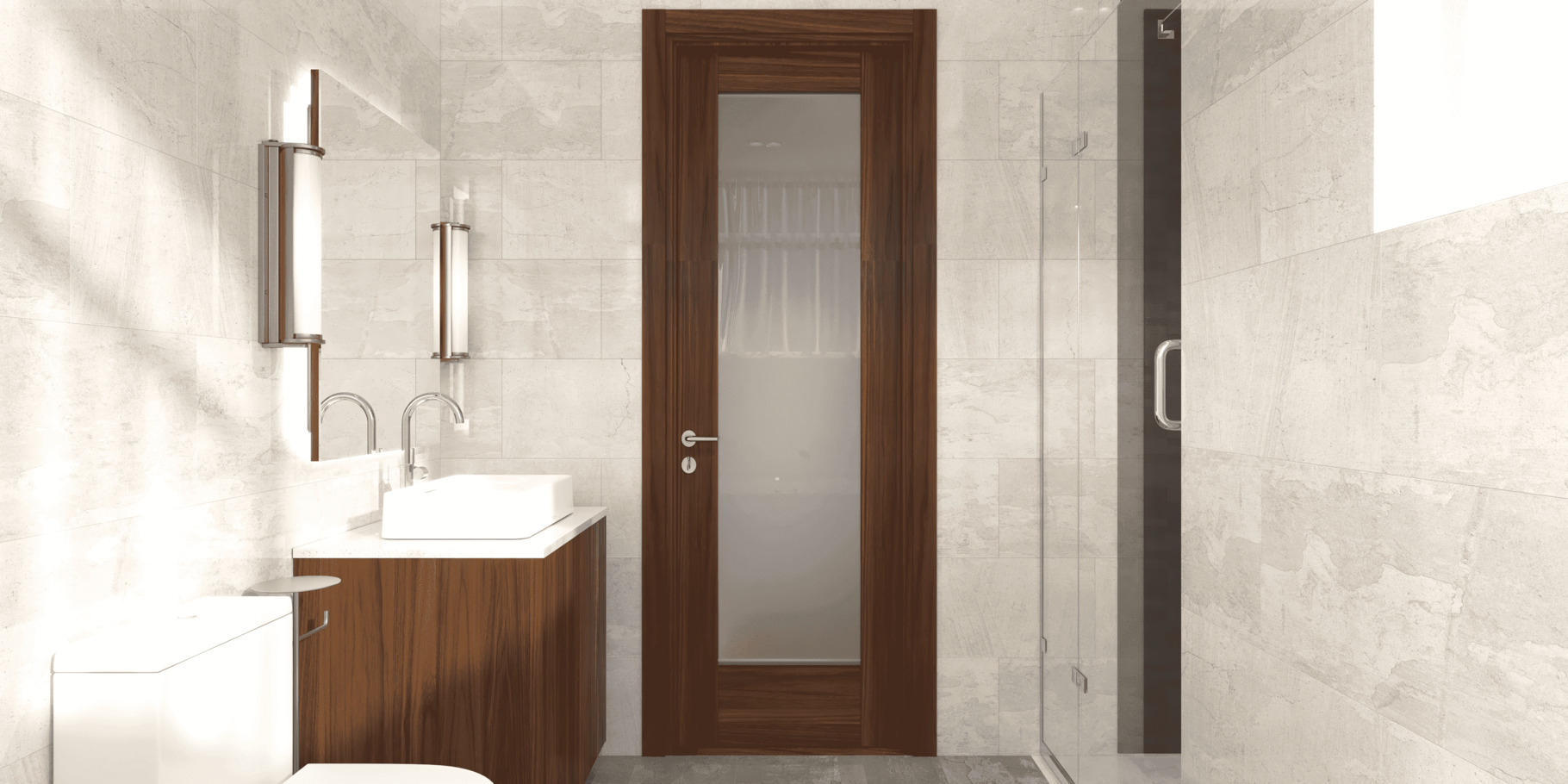 Khám phá mẫu cửa kính cường lực nhà cấp 4 ưa chuộng hiện nay